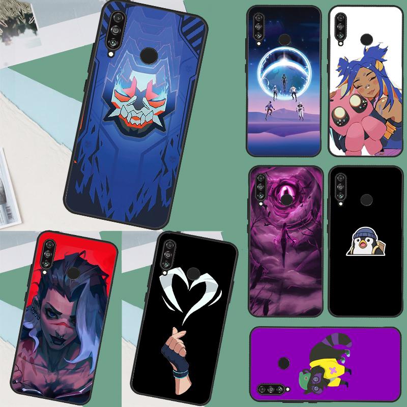 Cartoon Valorant For Huawei Nova 9 10 SE 12i 11i 8i 12s Y90 Y60 Y70 Y72 Y61 Y91 P20 P30 P40 Lite P60 Pro Case