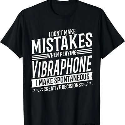 Vibraphonspieler Musikinstrument Vibraphon T-Shirt