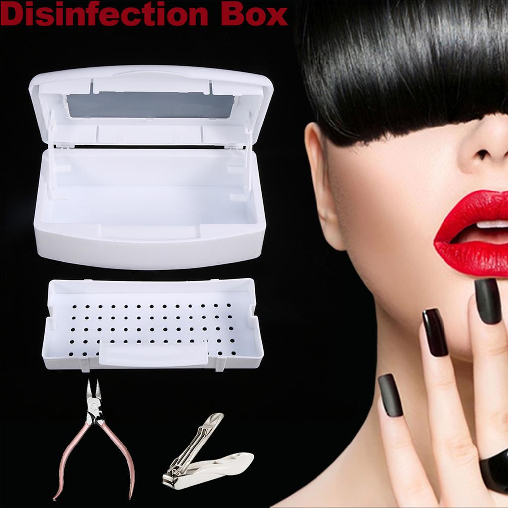 Nail Tools Sterilizer Tray Sterilization Box Disinfection Container Manicure Tools for Salon