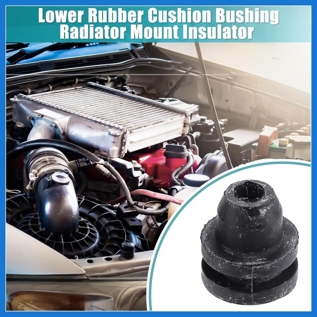 2 Stück Unterer Gummi-Dämpferbuchse Kühlerhalter Isolator für Nissan Frontier 1998-2015 für Nissan Pathfinder 1996-2006 für Nissan 350Z 2003-2009