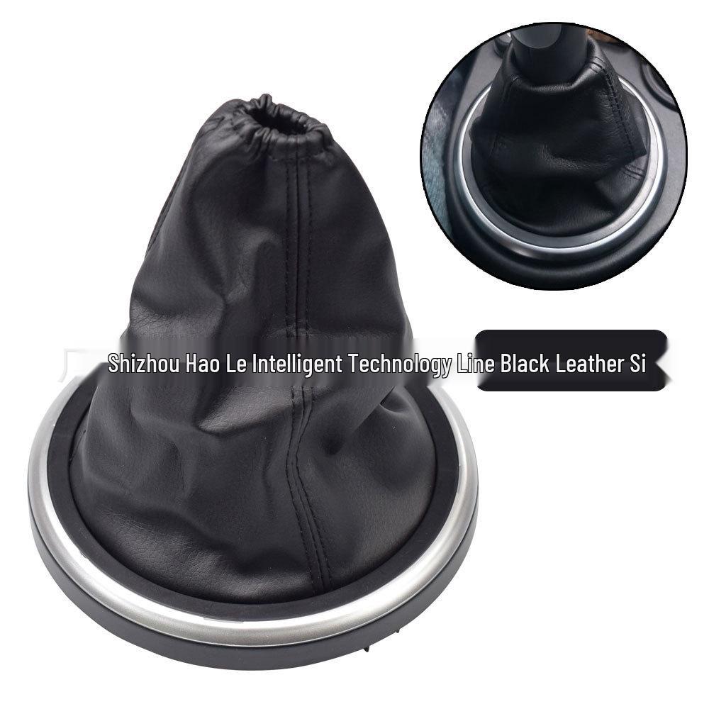Leather Gear Shift Knob Dust Cover for Ford Fiesta 2002+