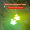 12Pcs Ghost Reflective Bag Pendant Tags Safety Gear for Outdoor Sports Night Running Cycling