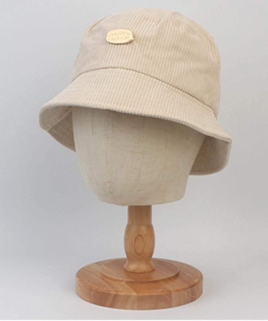 Yunibeosyeolkemiseuteuli Corduroy Bubble Ivory Bucket Hat