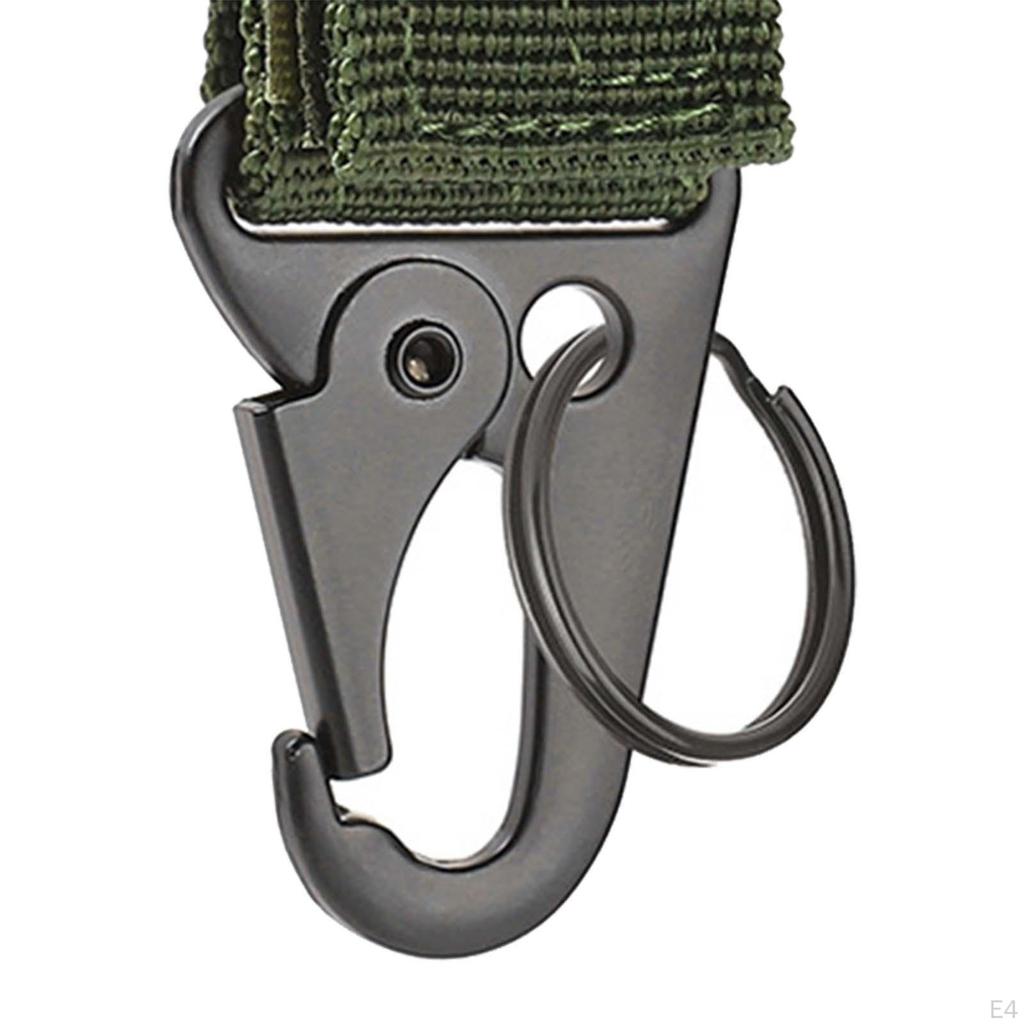 Heavy Duty Belt Keepers with Key Holder Adjustment Strap Loop Carabiner Hook