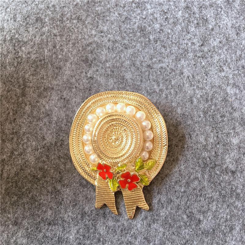 

Винтажные азиатские золотистые броши-булавки из металла для модной женской одежды, аксессуары для пальто для детской вечеринки