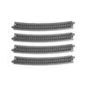 KATO N Gauge Curved Track R718-15deg 4 Pieces 20-150 Railroad Model Supplies