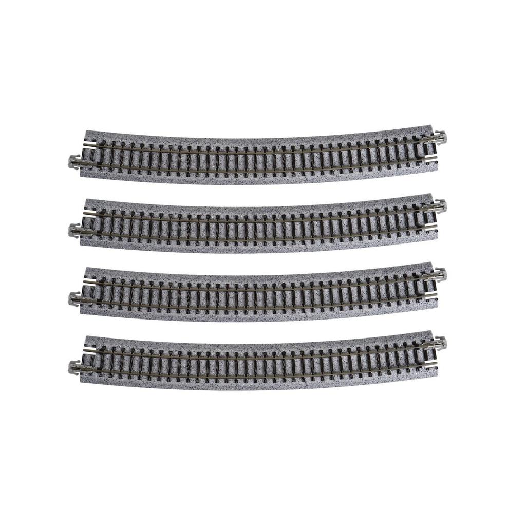 KATO N Gauge Curved Track R718-15deg 4 Pieces 20-150 Railroad Model Supplies