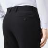 Qipai Men's Cupro Blend Business Casual Trousers