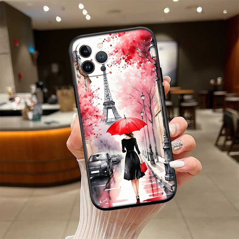 

Paris Eiffel tower Phone Case for OPPO A40 A60 A80 A15 A16 A16K A12 A17 A17K A54 A54S A53 A53S A55 A56 A57 A98 F23 OPPO A17