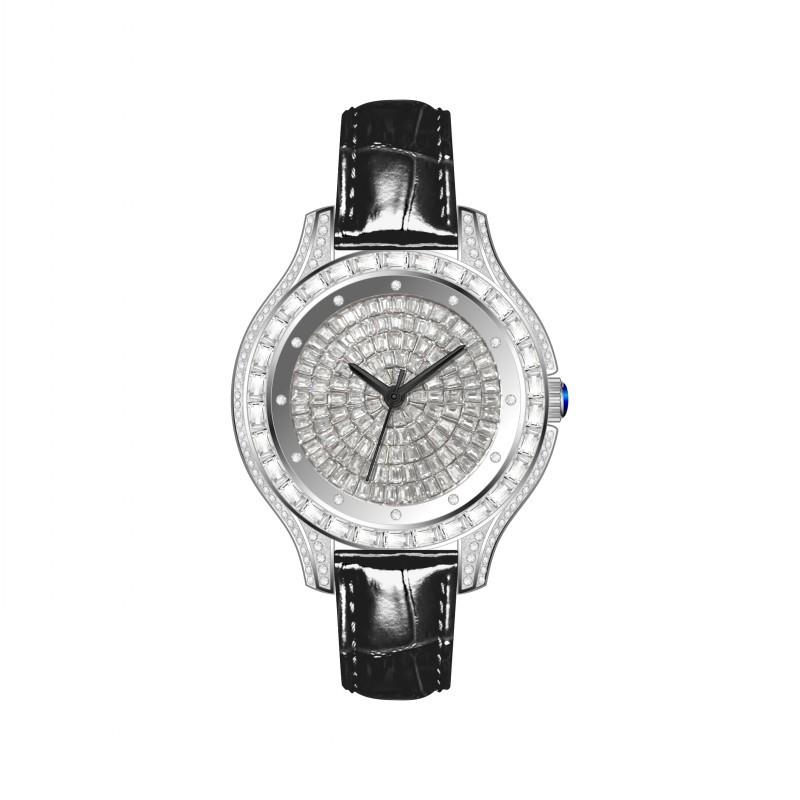 Trend Casual Full Diamond Women S Watch Fashion Style Temperament Personalized Diamond-Encrusted Women S Watch Steel Belt