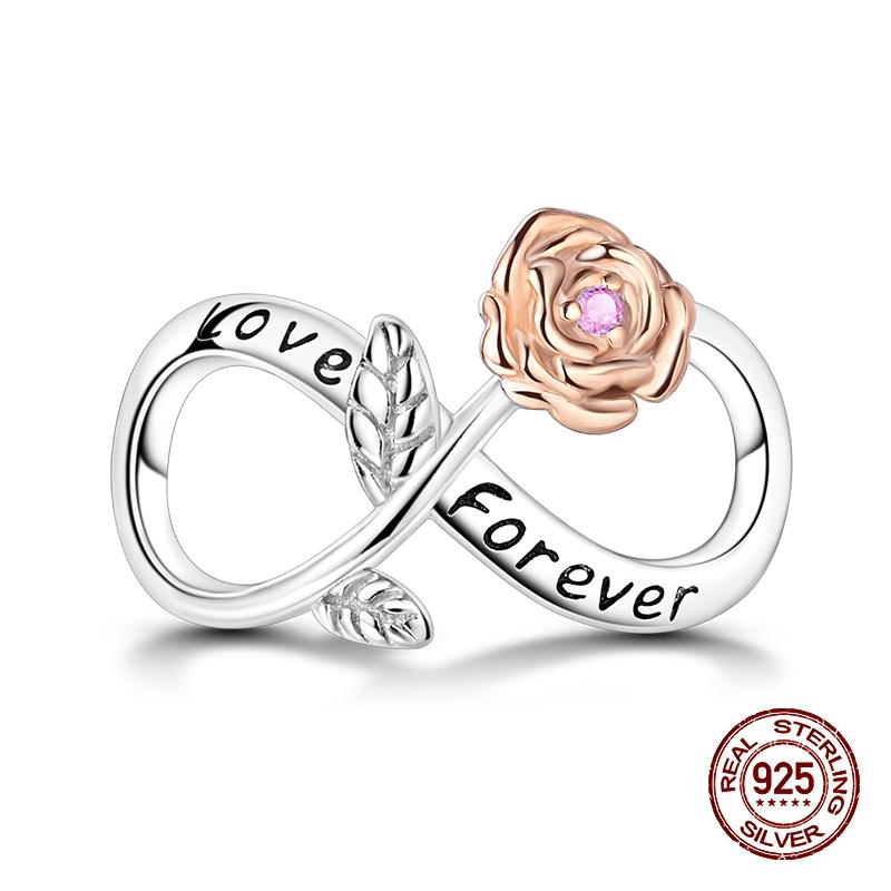 Classic Copper Butterfly Sunflower Feather Star Moon Eternal Infinity Charms Beads Fit 3Mm Bracelet Diy Jewelry