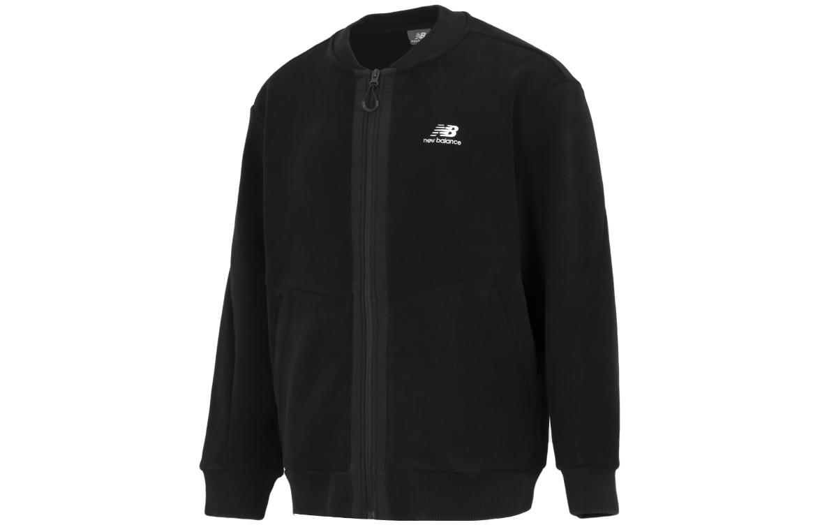 

New Balance Jackets Unisex Black Baseball Collar Moderate Other 6DC39643-BK M