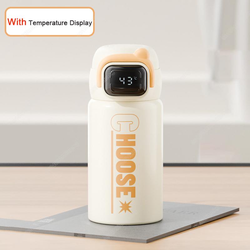 350/500ML Smart Coffee Cup Portable Stainless Steel Thermos Bottle with LED Temperature Display Vacuum Flask Sport Water Bottle