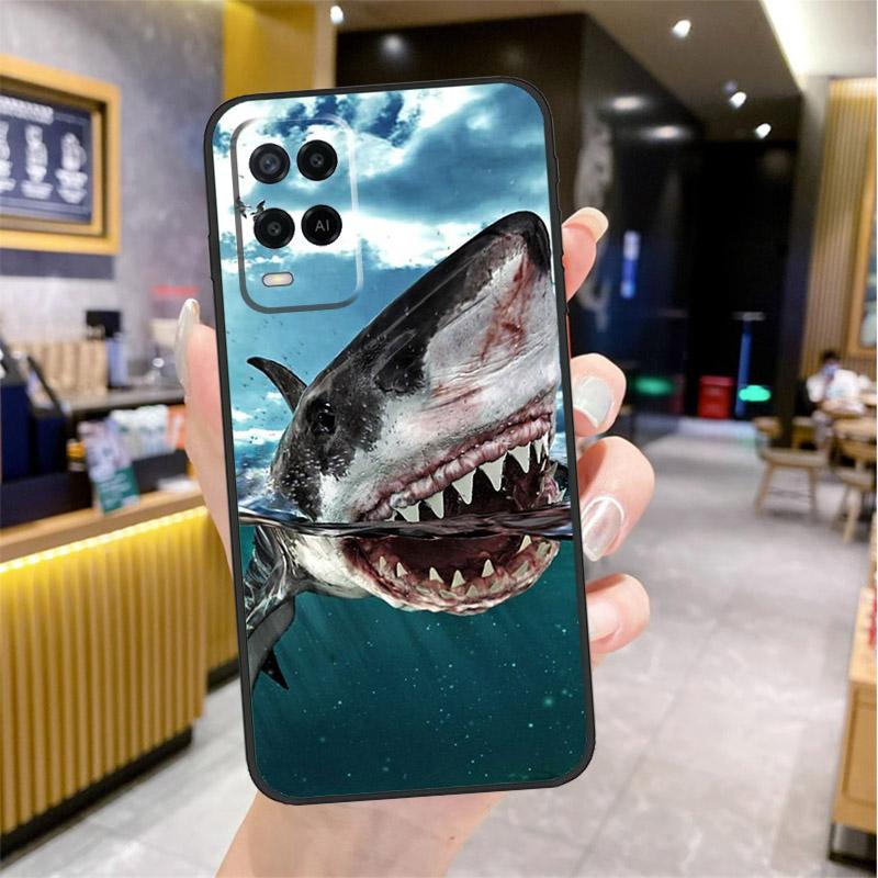 

Ocean Shark Tooth Fish Case For Oppo A5 Pro A15 A17 A57 A77 A60 A80 A40 A18 A38 A58 A78 A98 A96 A76 A16 A94 A74 A54 OPPO A38 4G