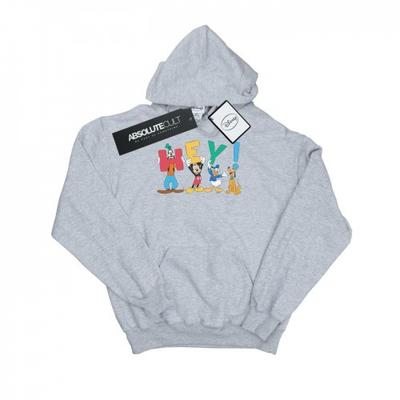 Damen/Damen Mickey Mouse Friends Hey Kapuzenpullover