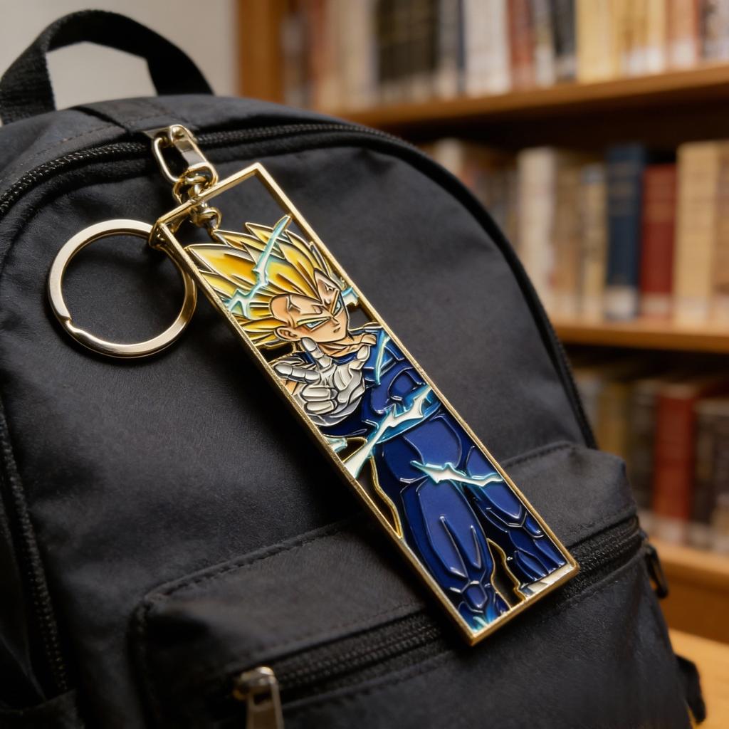 Anime Metal Hollow Out Keychains Bookmark Cute Jet Manga Fashion Bag Key Tag Jewelry Accessory Key Ring Holder Gift Anime