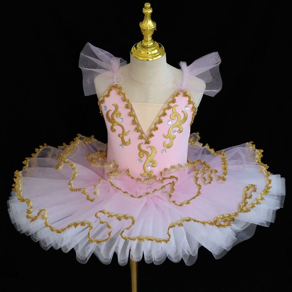 Sequin Kids Ballet Dress Puffy Performance Clothes Fashion Ballet Tutu Children
