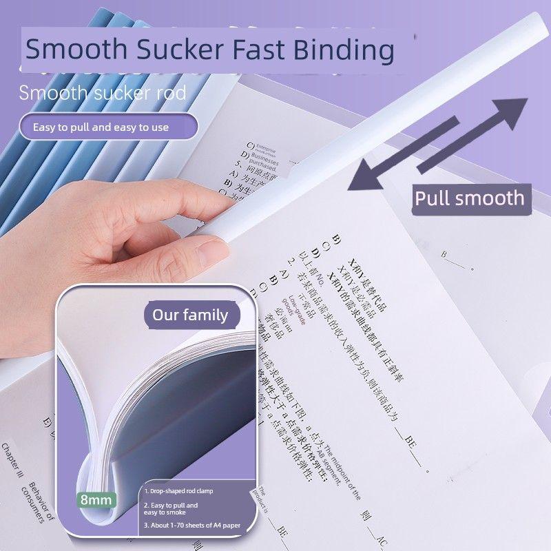 Chenguang Macaron Office Supplies Stationery Slide Grip Report Cover