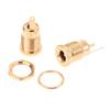 Gold-Plated 30V 10A High Current Dc Connectors 5.5X2.1Mm 5.5X2.5Mm Power Female Jack Socket Nut Panel Mount Dc Adapter Connector