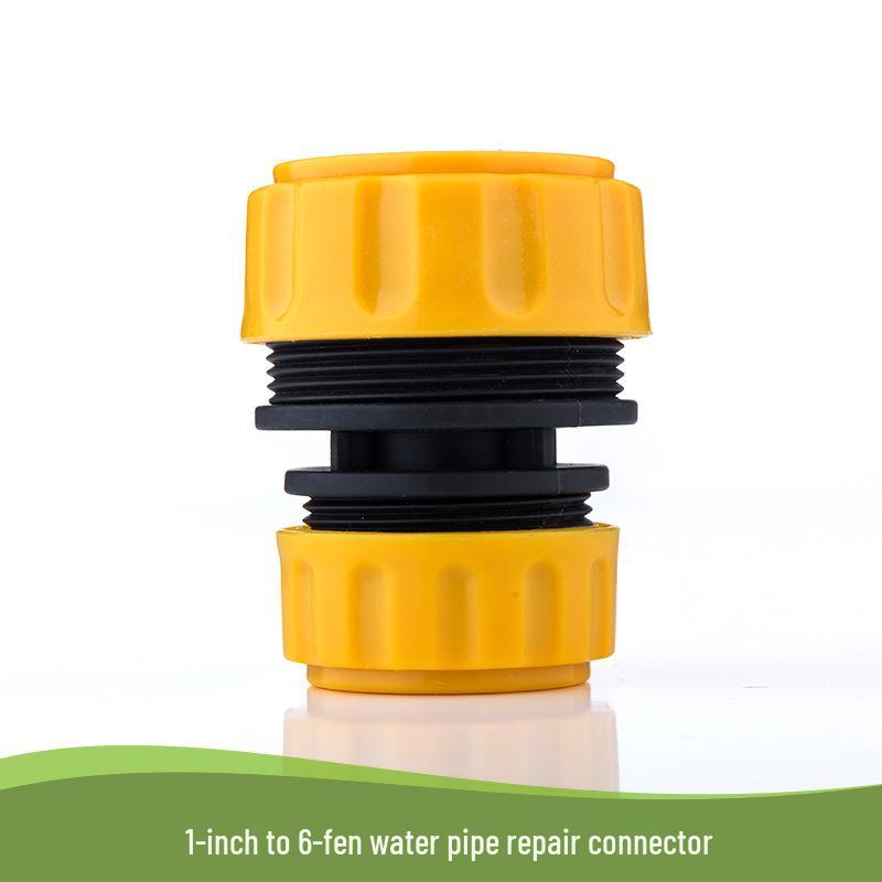 1  to 6  Mesh Tube Quick Connect Hose Fitting - Plastic Straight Connector
