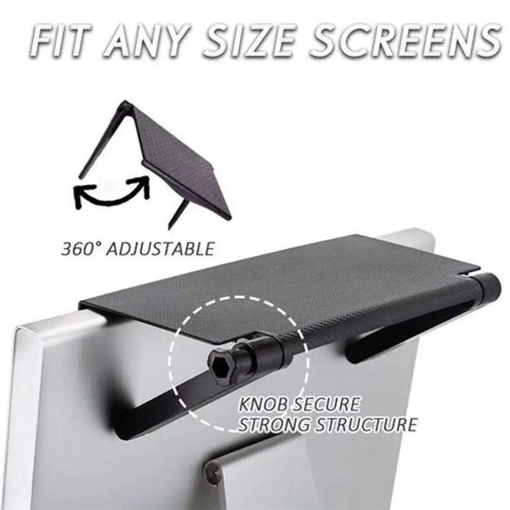 1pc TV Screen Top Storage Shelf Adjustable Monitor Storage Rack Computer Desktop Display Stand TV Router Storage Rack Home Organ