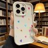 Colorful Heart Pattern Luxury Anti-Slip TPU Phone Case For Xiaomi Redmi Note 15 14 13 12 11 10 9 Pro Full Protective Cover