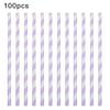 100Pcs Disposable Paper Straws Food Grade BPA Free Rich Color Holiday Party Heart Dot Print Drinking Water Straws