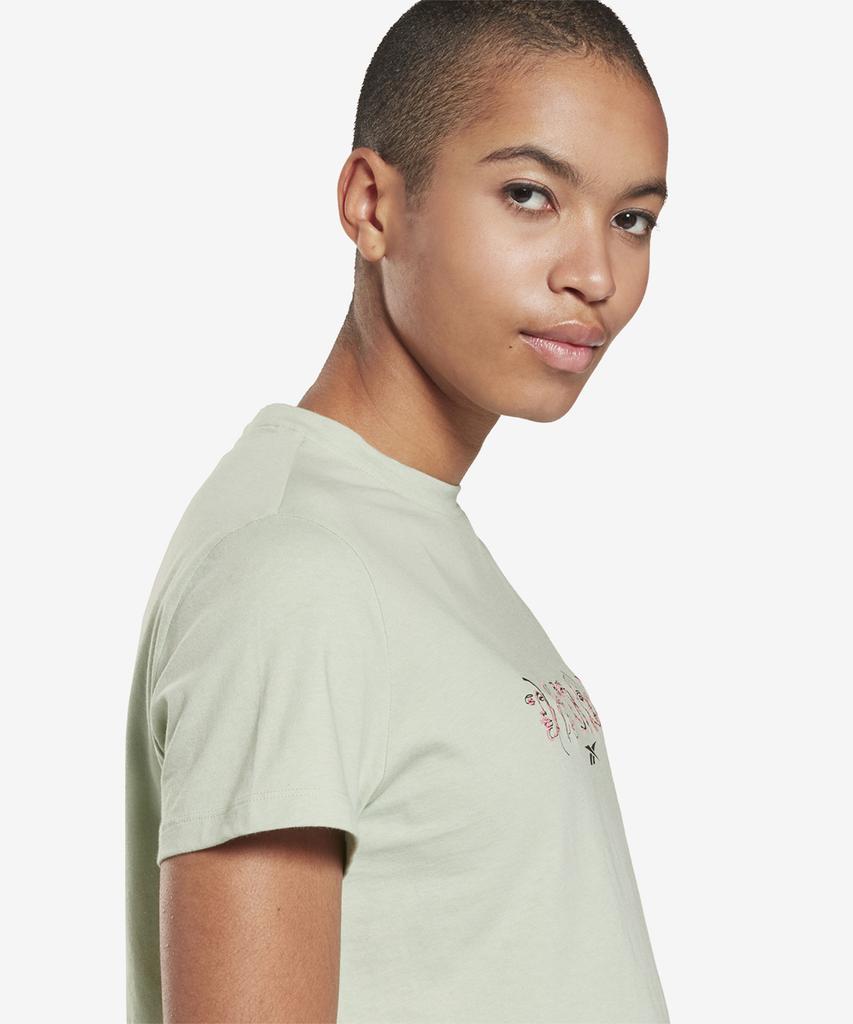 REEBOK Radicalm Q2 Printed T-Shirt - Light Green / Hc4921