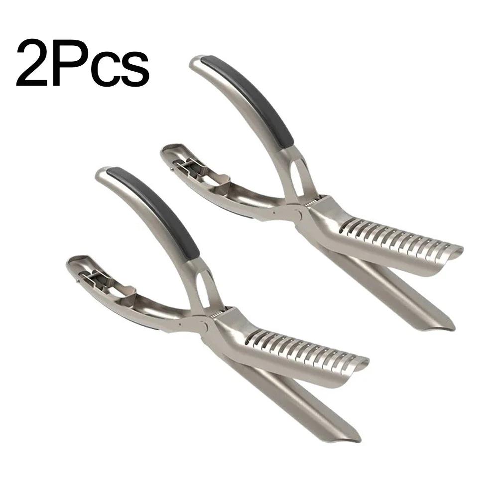 Rib Membrane Remover 1/2/3 Pcs Non Slip Grip Rib Skinner Tool Stainless Steel BBQ Prep Accessory Effortless Membrane Peeler