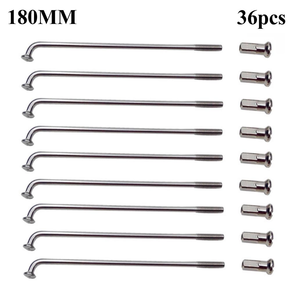 Puntos Electric Bicycle 36Pcs 60-305mm 12G E-bike Wheel Tire Steel Spokes Bike Parts