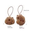 Cute Capybaras Toy Keychain Bag Pendant Delightful Capybaras Doll Keychain Pendant Stuffed Toy Hangers Accessory for Girl