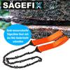 SÄGEFIX Handkettensäge Handsäge Sägeseil Seilsäge EXTREM SCHARF (inkl.Tasche)