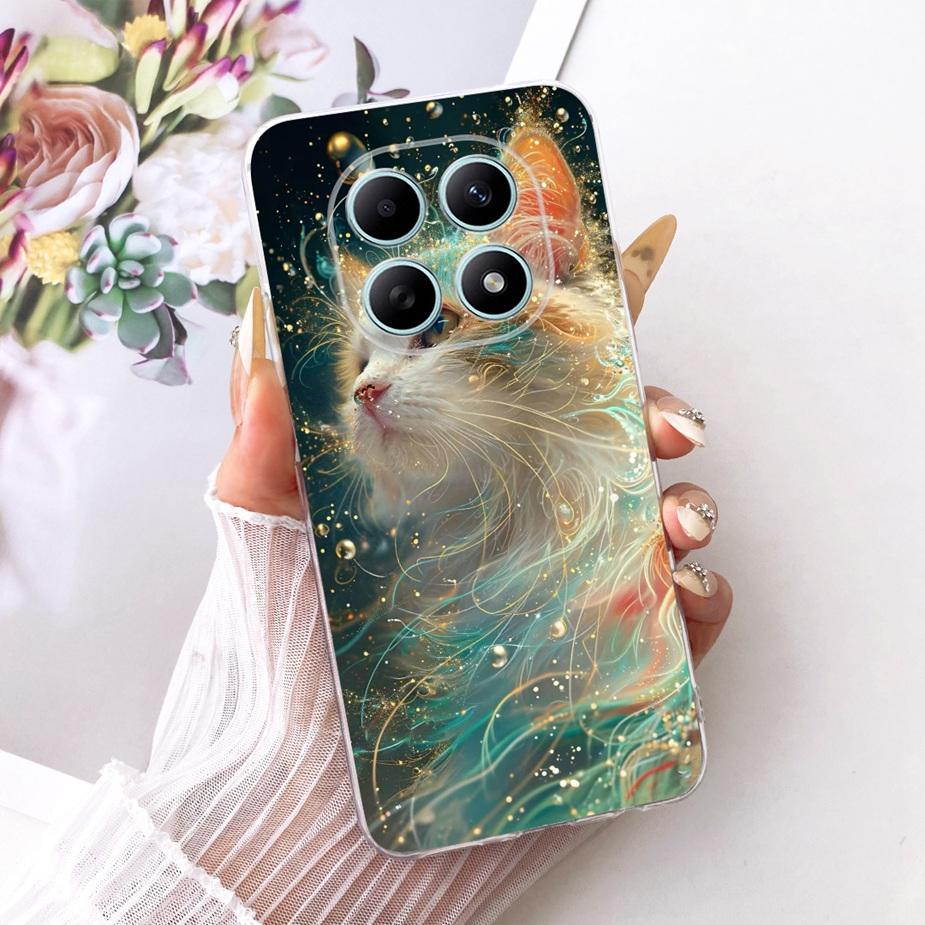 Für Xiaomi Redmi Note 15 Pro 4G Hülle Niedliche Katze Mode Bemalte Abdeckung Weiche Silikonhülle Für Redmi Note 15 Pro Plus Note15 5G Taschen