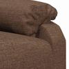 Massage Chair Brown Fabric