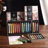 12-Farben-Set Ölfarbe Kreide Neue Künstlerqualität Buntstift Kunst Spezial Superweicher Pinsel Wandmalerei Überlagerungsfarbe Schabenmalerei
