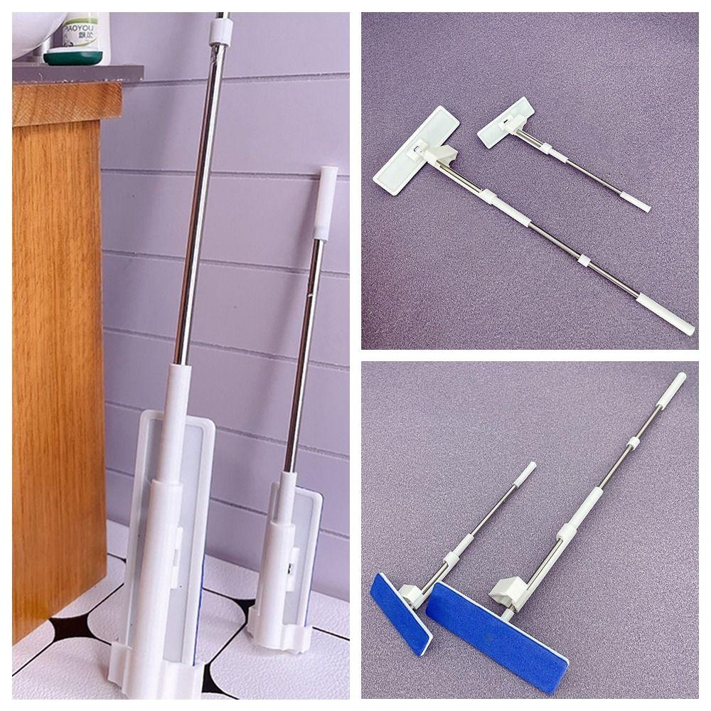 

Белая миниатюрная швабра-губка 1/6 1/12 Мини-инструмент для уборки Игрушка для кукольного домика Швабра для кукольного домика 11cm