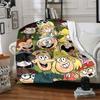 The Loud House Print Flannel Blanket High Quality Warm Comfortable Cover for All Seasons Perfect for Gifts Home Decor
