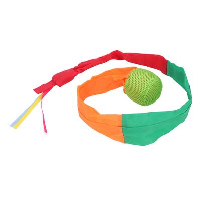 Catch Tail Ball Educational Safe Eye Catching Throw Ball with Tail for Sensory Training Orange
