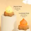 Dimmable LED Flameless Candle Soft Silicone Campfire Night Light LED Candles  Timing Function