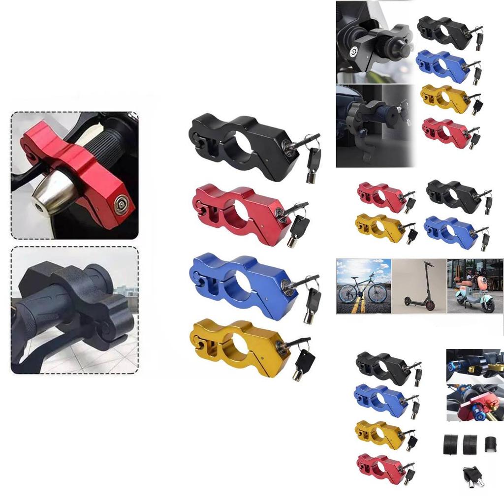 Universal Motorcycle Throttle Lock Durable Anti-theft Horn Lock For Scooter