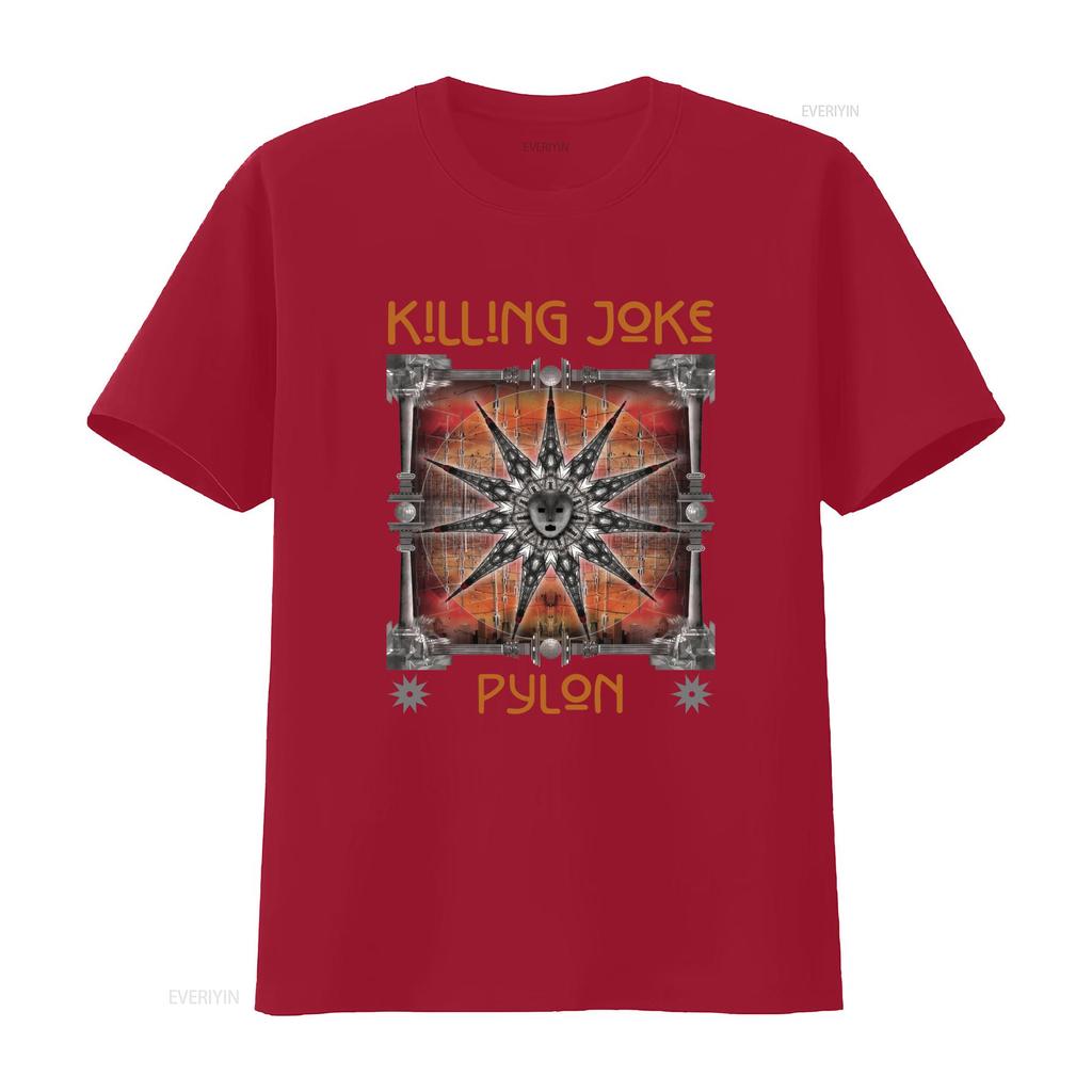 Killing Joke Pylon Rockový Koncert Vintage Design Tričko Unikátní Merch Kapely pro Hudební Fanoušky vintage Vyprané Univerzální