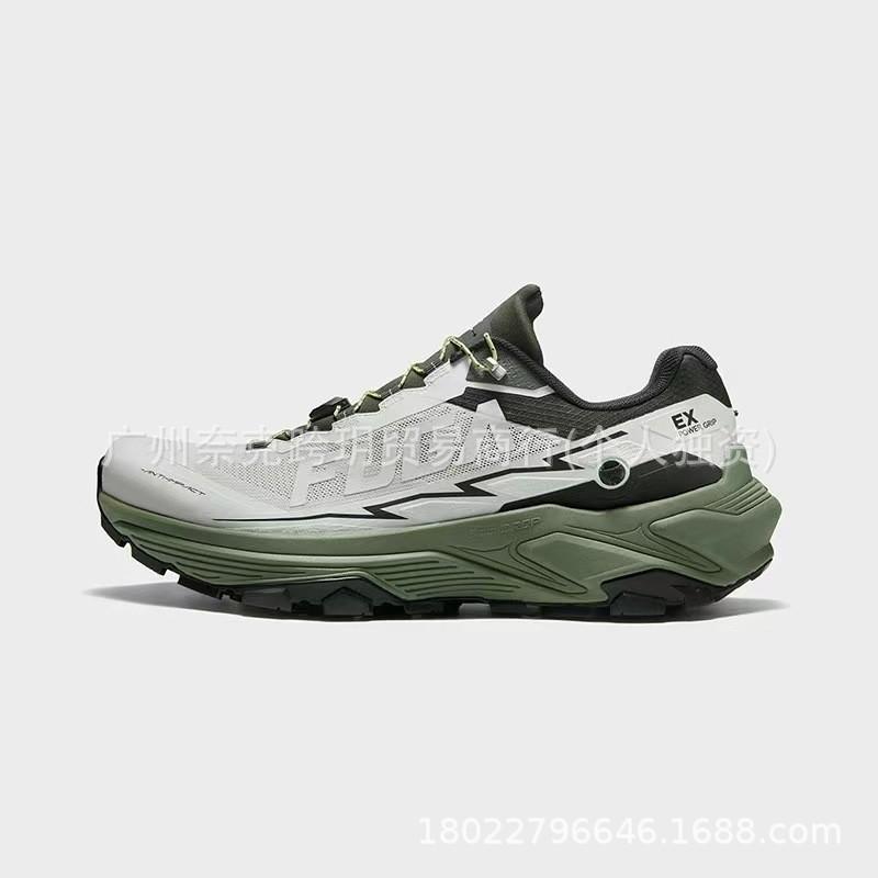 EX3 FUGA Outdoor Hiking Shoes, Anti-slip Wear-resistant Breathable Unisex Sports Footwear 36 серо-зеленый