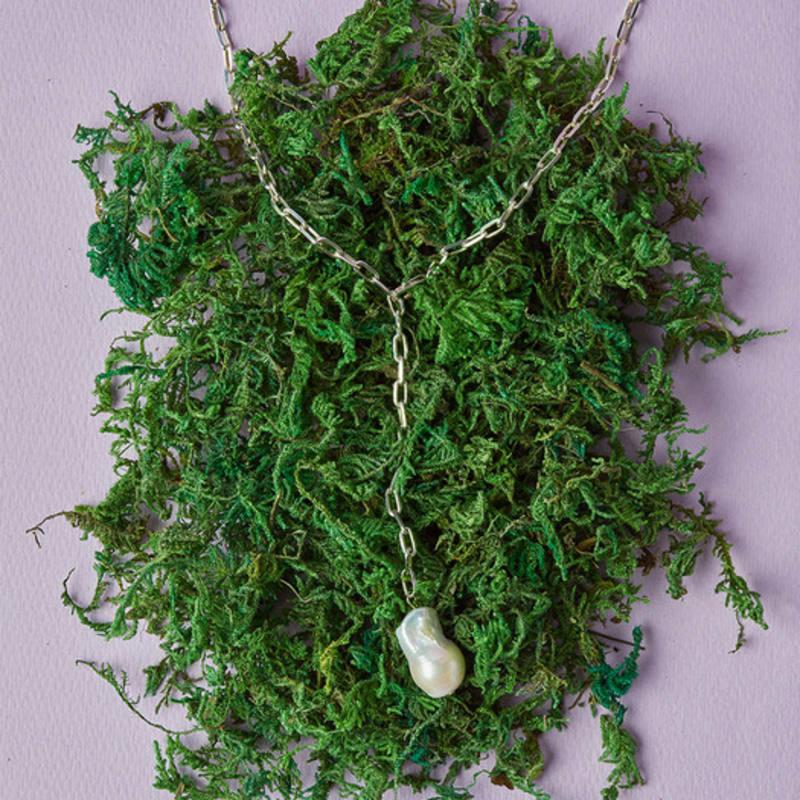 

MIL SEOUL Baroque Pearl `drop` Necklace MSN-2004 Free