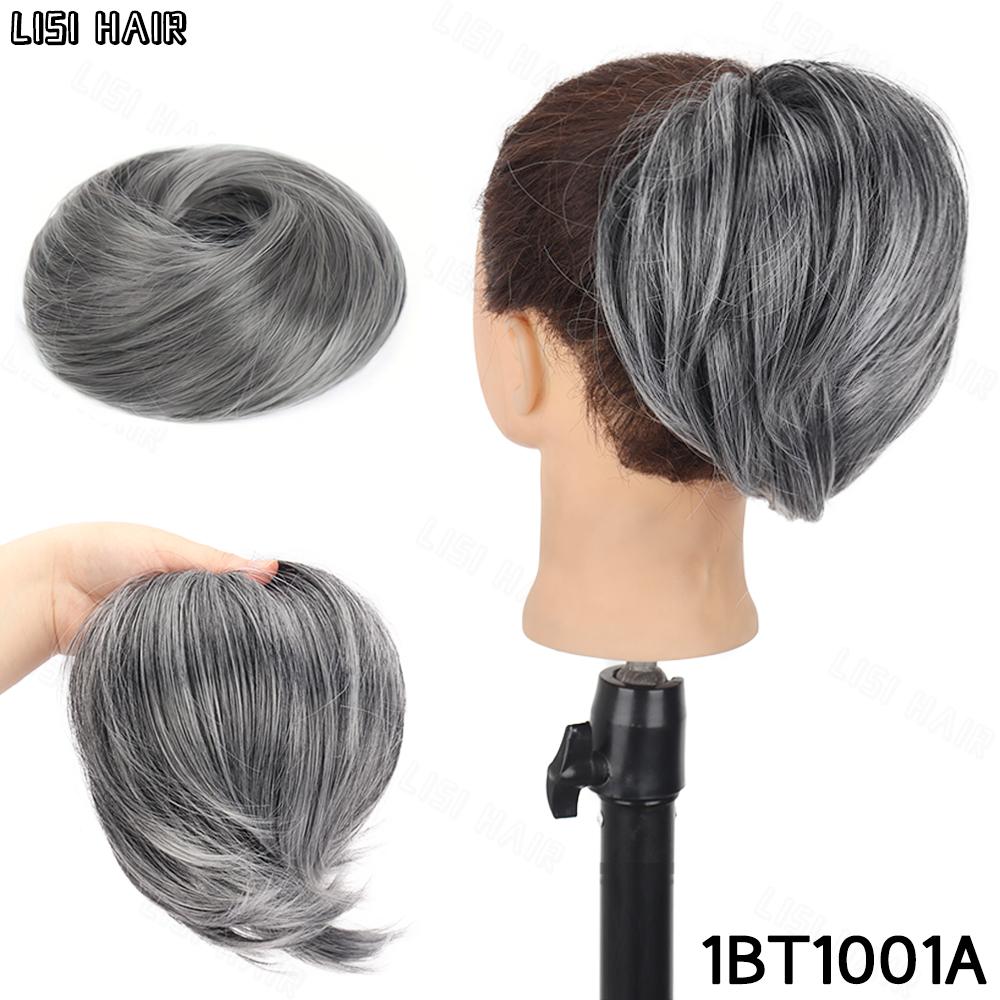 

MERISIHAIR Синтетические пучки волос Шиньон Пончик Прямой хвост Обёрточная бумага Пучок Наращивание волос Короткий шиньон Натуральный натуральный для женщин 20cm