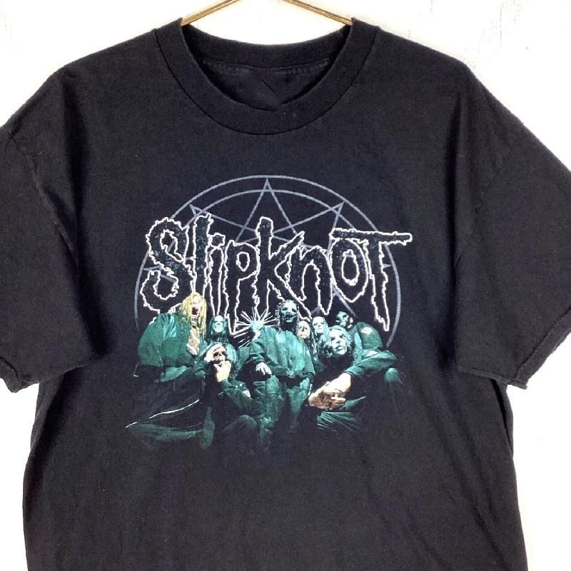 

Винтажная футболка Slipknot Черная 2008 Хэви-метал Хардкор Двусторонняя Y2K Унисекс XL