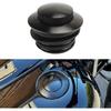 Motorcycle Fuel Oil Gas Tank Cover Press Fuel Tank Pop-Up Gas Cap For Harley Sportster 1200 883 XL 72 Dyna Super Glide CVO Black