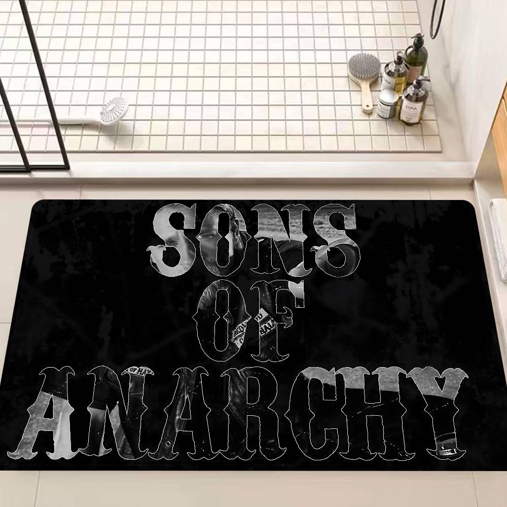 Son Of Anarchy American Crime Tv Floor Mat Kids Room Bedroom Decoration Balcony Anti-Slip Doormat Living Room Welcome Rug