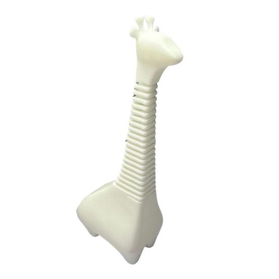 3D Printed Giraffe Figurine Small Shaking Head Giraffe Desktop Ornament for Stress белый