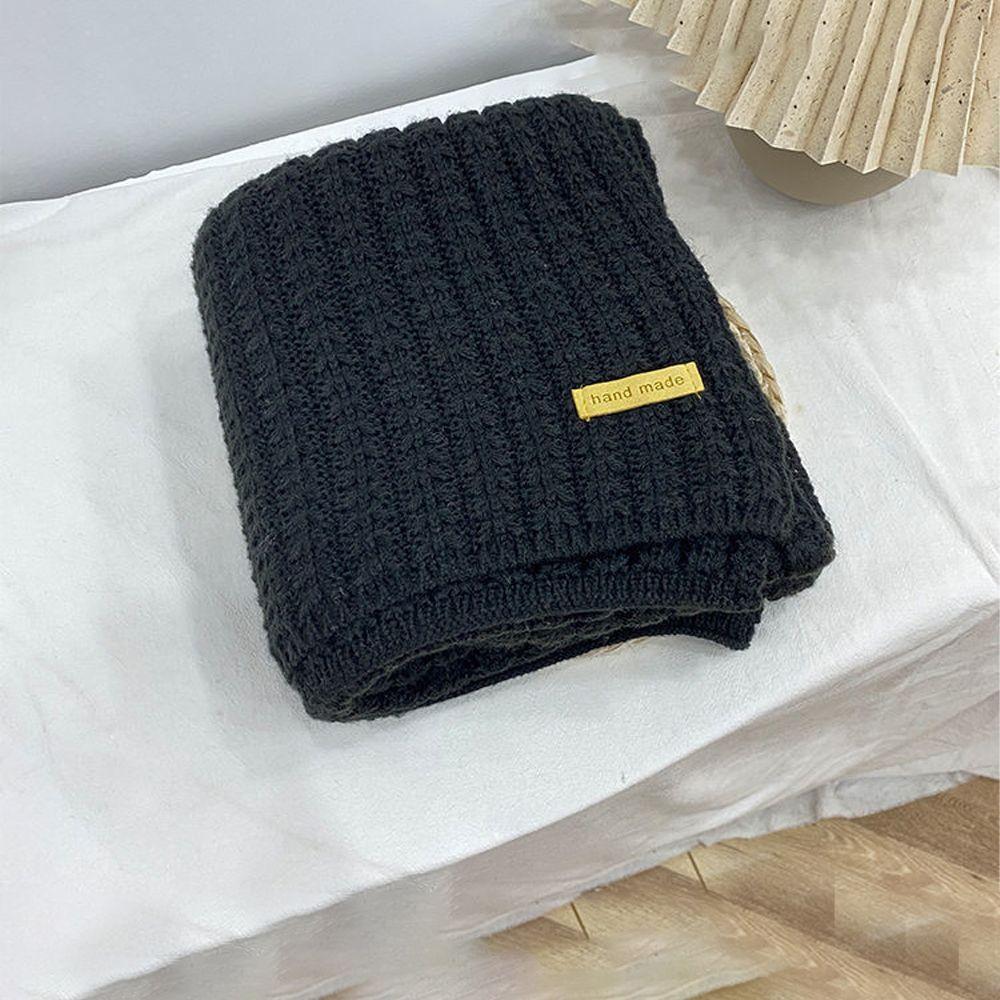 Elegant Warm Thicken For Girls Winter Korean Long Shawls Knitted Scarf Women Scarves Solid Color