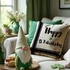 St. St. Patrick's Day Kissenbezug Leinen Druck Zuhause Kissenbezug Wohnzimmer Sofa Schlafzimmer Kissenbezug